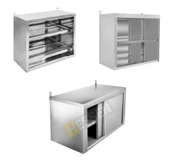 Wall-mounted Shelf-Cabinet for Food Service and Retail
