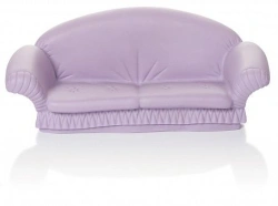 Soft PVC Sofa in Gentle Lavender Color for Kids