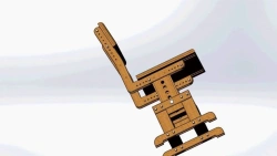 Adjustable Height Wooden Chair