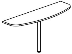 Briefing Extension with Metal Support 8833 Series "Galan