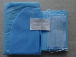 Sterile Disposable Surgical Clothing Set Made of Non-Woven Fabric