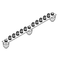 Main Grounding Busbar GZSH.02-430.390.10M8-GTs