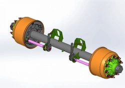 Assembled Axle AXL-01-AFS-00 for Trailers