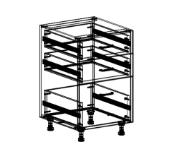 Kitchen Storage Cabinet for Utensils and Food