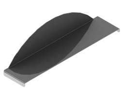 Snow Protection Cap End Plug KRZ 000 for Cable Trays 150-600mm