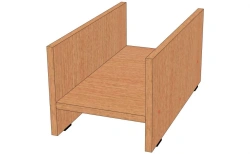 System Unit Stand with Dual Side Supports - Model PPS-1