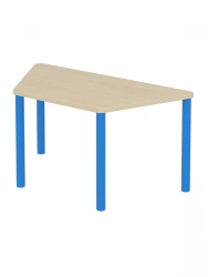 Children's Trapezoidal Table 400mm / Blue