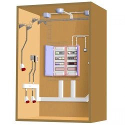 Electrical Installation Training Stand - Model "Электромонтажная кабина