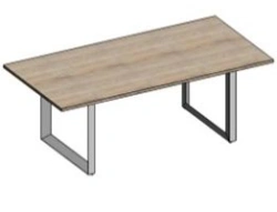 O-Shaped Conference Table KС.СпО-11.02 with Adjustable Legs