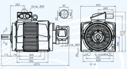 AC Motors Series 5ANK 280, Asynchronous with Phase Rotor, Max 75 kW