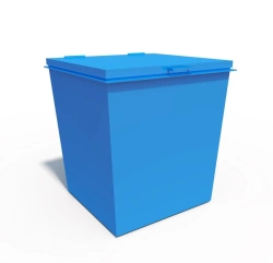 Metal Waste Container for Solid Municipal Waste (K-M-TKO)