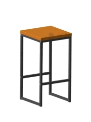 Simple Bar Stool RS 01.00.49 - Removable
