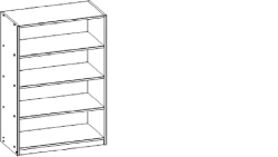 Universal Section for Books and Toys TV-DSU-6.1.01-01