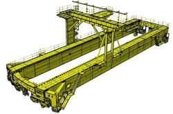 Electric Bridge Crane Structure for Reactor Room Applications