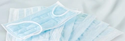 Disposable Three-Layer Medical Masks with Nose Clip, Standard 14.0 cm x 8.0 cm, 50 pcs