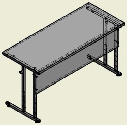 Student Desk for Educational Institutions TV-ASAU-2.3.01