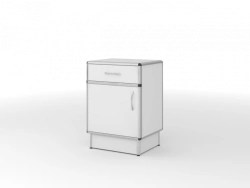 Nightstand T-6 - Functional Storage and Side Table