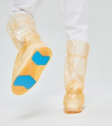 Decontaminable Protective Footwear for Chemical and Radioactive Safety