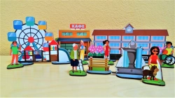 Wooden Constructor - Urban Life Playset