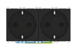 CADUCEUS ALING Experience Double Socket with Grounding 2x16A 250V