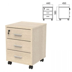 Mobile Office Cabinet with 3 Drawers - Bashkir Furniture Factory