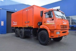 Explosives Transport Vehicle UZST03 Model 586B-09 on KAMAZ 43118-50 Chassis