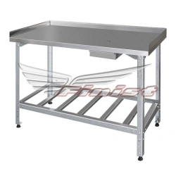 Meat Processing Table with Safety Edges