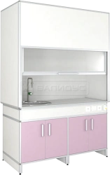 Round Aluminum Frame Exhaust Cabinet SHV-4KN