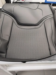 Black Artificial Leather Right Rear Seat Back Cover 7002230XST33A8P