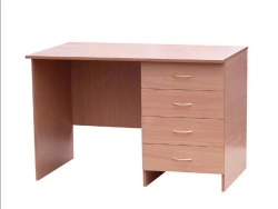 Office Writing Desk with 4 Drawers, Durable Design