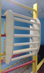 Wall-Mounted Trainer for Back Strengthening