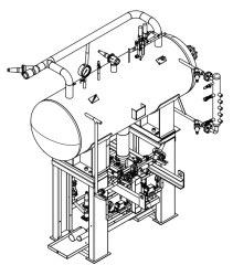 Circulation Pump Station for Refrigerants I-PU with Control Cabinets