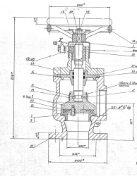 Fire Safety Angle Valve Bronze DN 50, PN 1.0 MPa ITSHL.491216.005-02