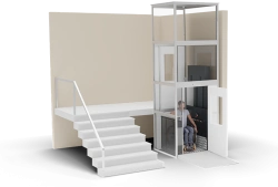 Vertical Mobility Platform for Disabled and Reduced Mobility Individuals