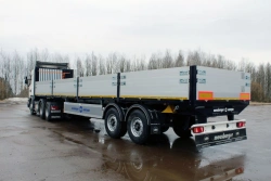 Flatbed Semi-Trailer SP-236 for Cargo Transport
