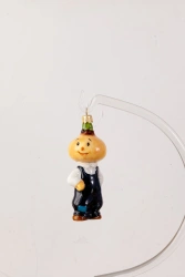Handcrafted Glass Christmas Ornament "Chipollino