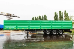 3-Axle Grain Semi-Trailer 853331 for Bulk Transport
