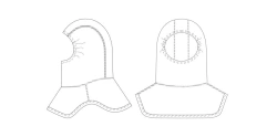 Fireproof Helmet Liner "S-Armor" Type 2