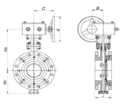 Interflange Disc Valve ZD DN 20-3000 PN 0.25-6.3 MPa