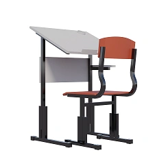 Metal Drawing Desk for Office and Home Use