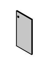 Low MDF Door for Office Furniture - Rio Base Set