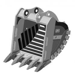 Super Reinforced Rock Bucket RDX-113.22d-X15CC(5)WS-NF