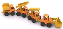 Nordic Construction Toy Set (4 pcs in mesh)