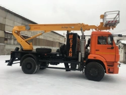 PSS-131.22E Aerial Work Platform on KAMAZ-53605 Chassis