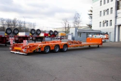 Specialized Low Loader Semi-Trailer for Heavy Equipment - TverstroyMash 993931 Mod 0025