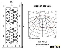 Optical Group Lens for LEDs LEDTIME L0039