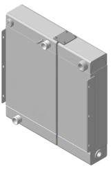 Combined Heat Exchanger for Hydraulic System and Engine Cooling 051A-1301005-20