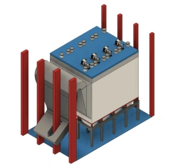 Horizontal Dry Electrofilter TTP/S-1x3.0-3x3.75-1x15.0/15.2-12.0-300/400