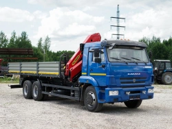 Multi-functional Truck with Hydraulic Crane MKMA on KAMAZ 43118 Base 41K37N-U6