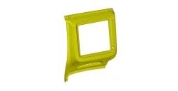 Upper Inner Rear Partition Panel for LIAS Bus (Component 529220-7802451-60)